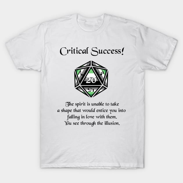 Aromantic Pride Critical Success T-Shirt by DiamondsandPhoenixFire